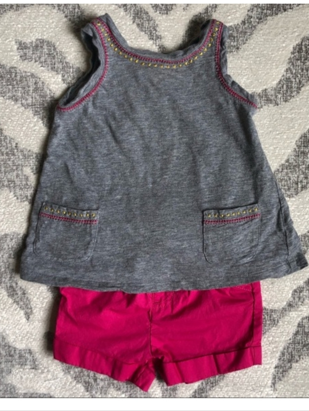 Egg Baby Girl Tank Top and Shorts